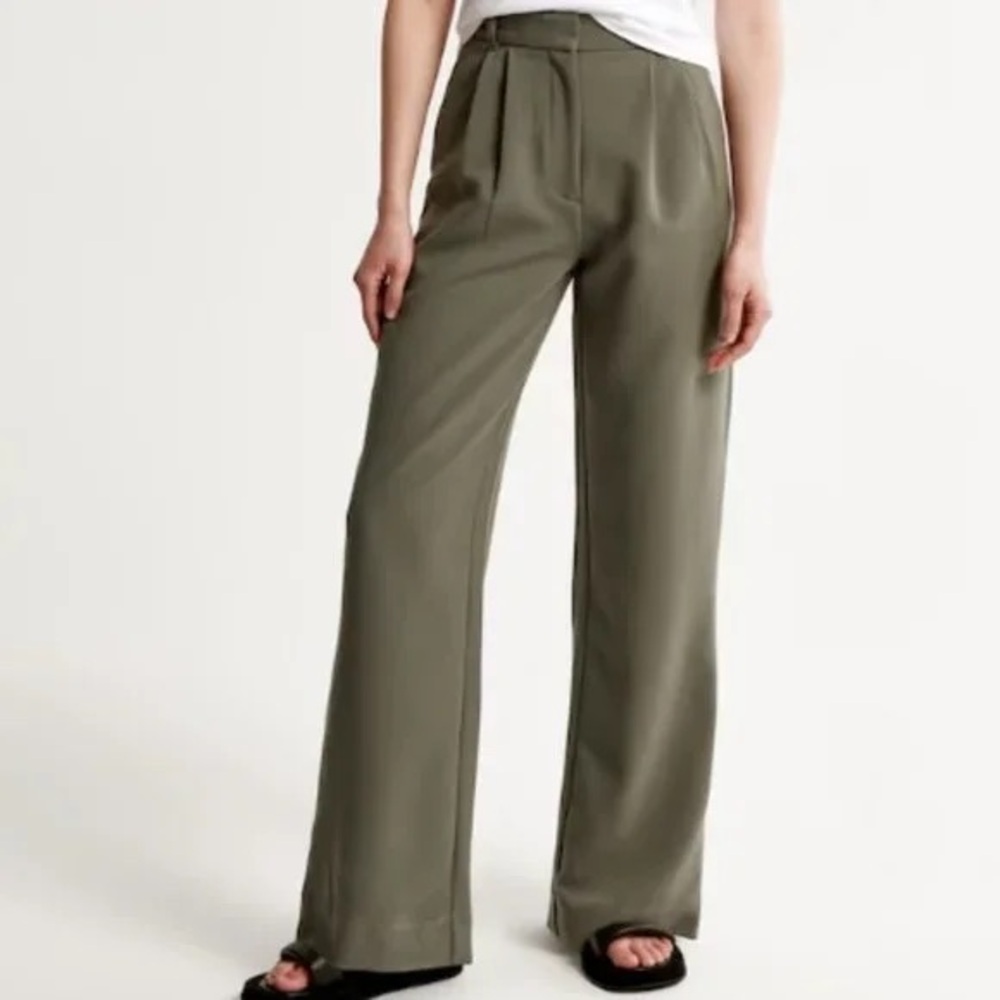 Abercrombie & Fitch Sloane Wide Leg Trousers